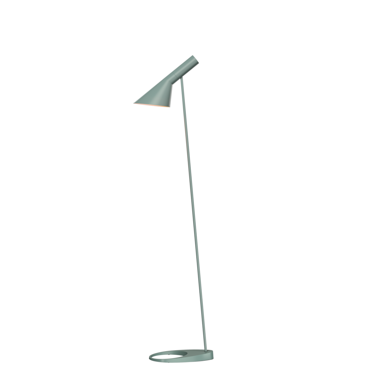 Louis Poulsen AJ Floor Lamp by Arne Jacobsen Pale Petroleum
