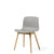 HAY About A Chair AAC12 Concrete Grey Chair with Matt Lacquered Solid Oak Frame