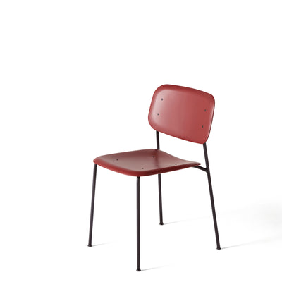 HAY Pair of Soft Edge P10 Stackable Chairs Fall Red