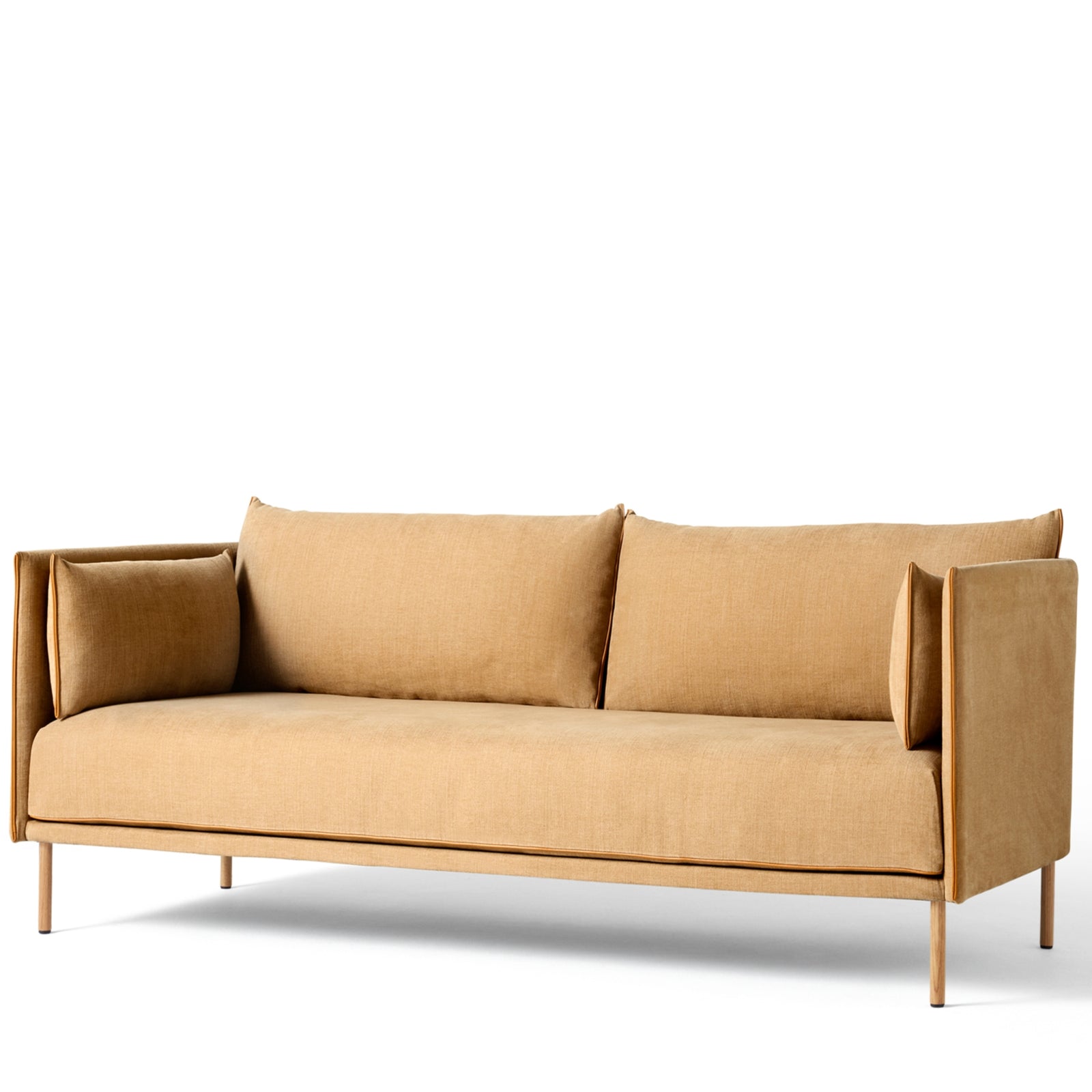 HAY Office Silhouette Sofa 2 Seater - Oak Leg Linara 