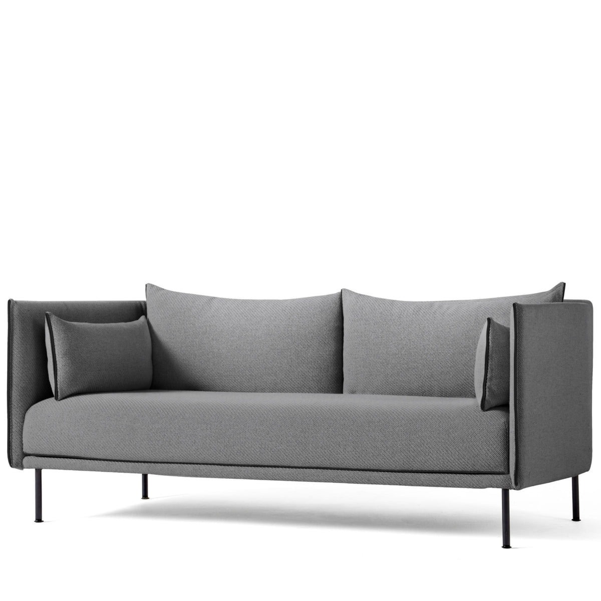 HAY Office Silhouette Sofa 2 Seater - Steel Leg Coda