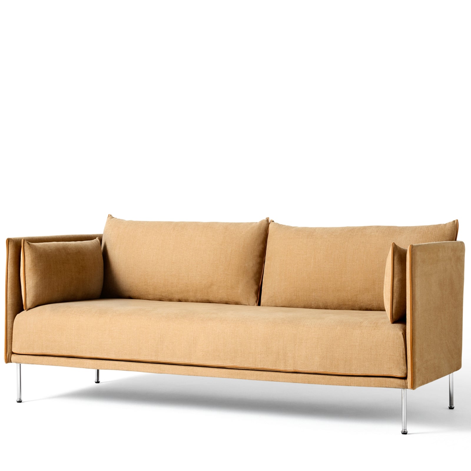 HAY Office Silhouette Sofa 2 Seater - Steel Leg Linara 