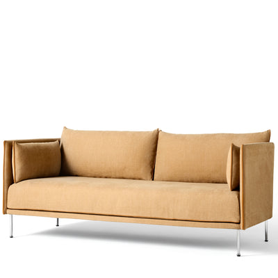 HAY Office Silhouette Sofa 2 Seater - Steel Leg Linara