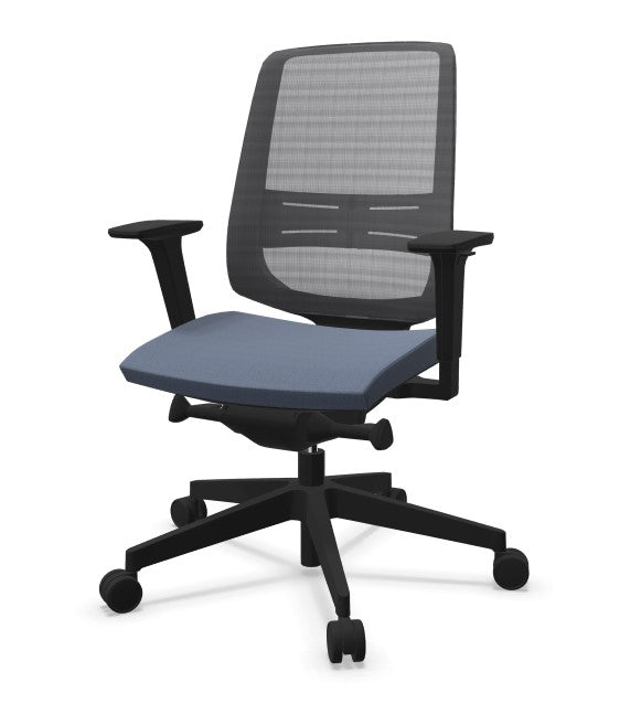 LightUp Task Chair - Mesh Back - Black Base