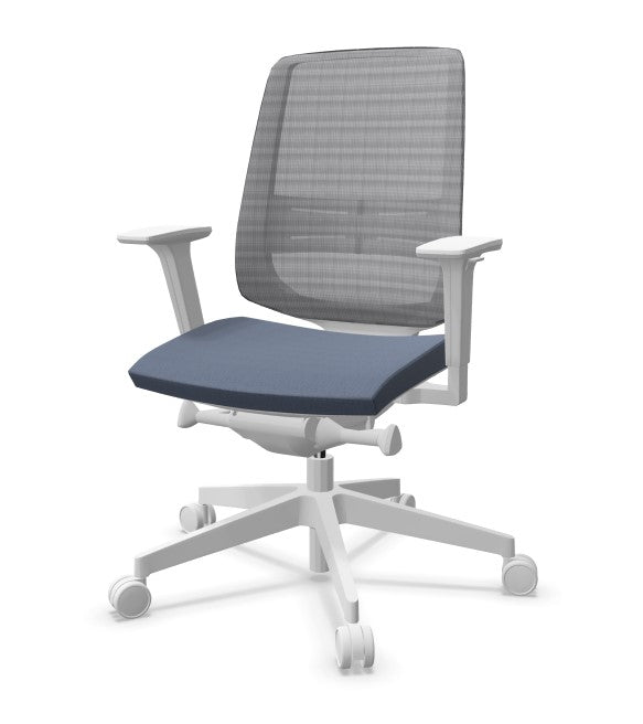 LightUp Task Chair - Mesh Back - Grey Base