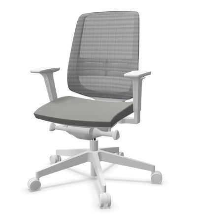 LightUp Task Chair - Mesh Back - Grey Base