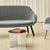 About A Sofa AAL Sofa Dot 1682 Bianco Nero with Black Stained Oak Base Seating