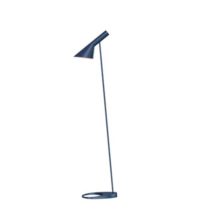 Louis Poulsen AJ Floor Lamp by Arne Jacobsen Midnight Blue