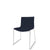 Arper Catifa 46 Stackable Chair Navy 0782 with Chrome Base