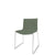 Arper Catifa 46 Stackable Chair Sage 0943 with Chrome Base