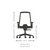 Dimensions for Interstuhl Buddy Conference Office Chair