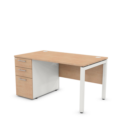 Desk with Drawers LH