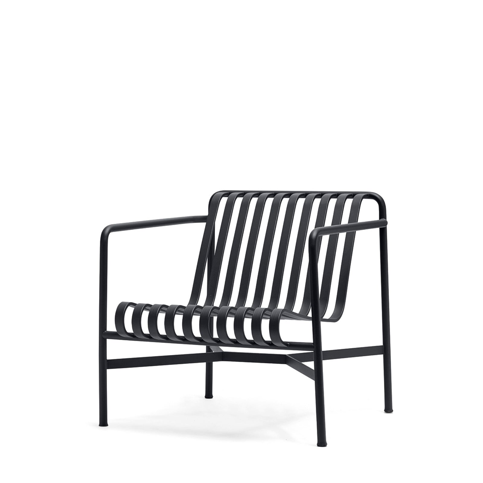 HAY Palissade Lounge Chair Low Office Anthracite 
