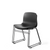 HAY About A Chair AAC 08 Black Stackable Chair with Black Powder Coated Base