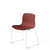 HAY About A Chair AAC 08 Brick Stackable Chair with White Powder Coated Base