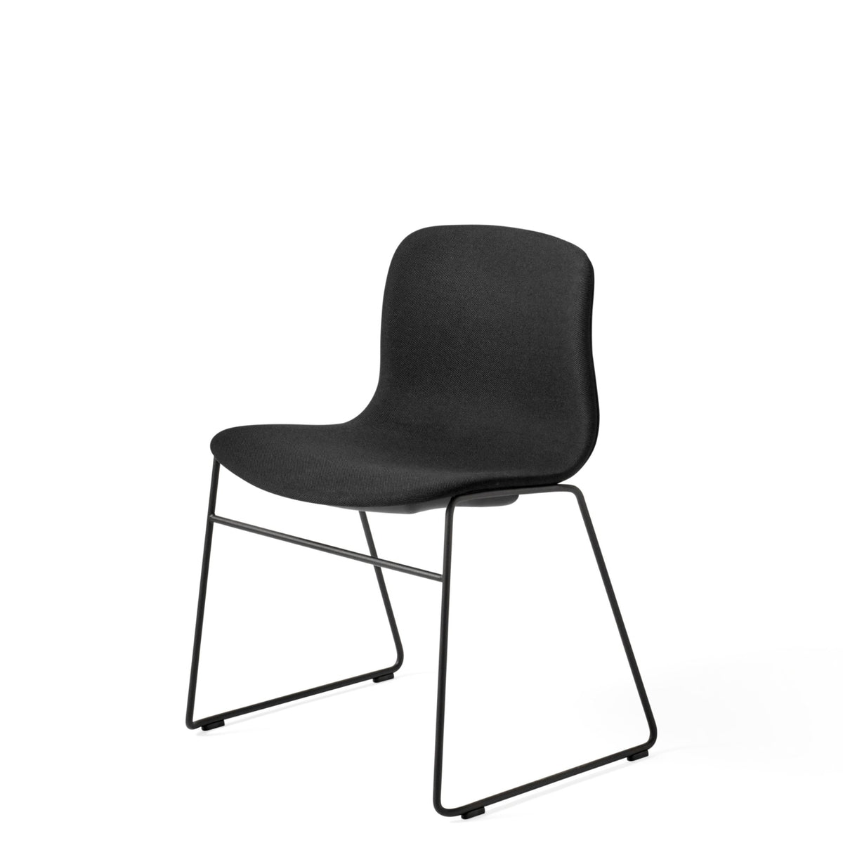 HAY About A Chair AAC 09 Steelcut 0190 Stackable Chair with Black Powder Coated Base