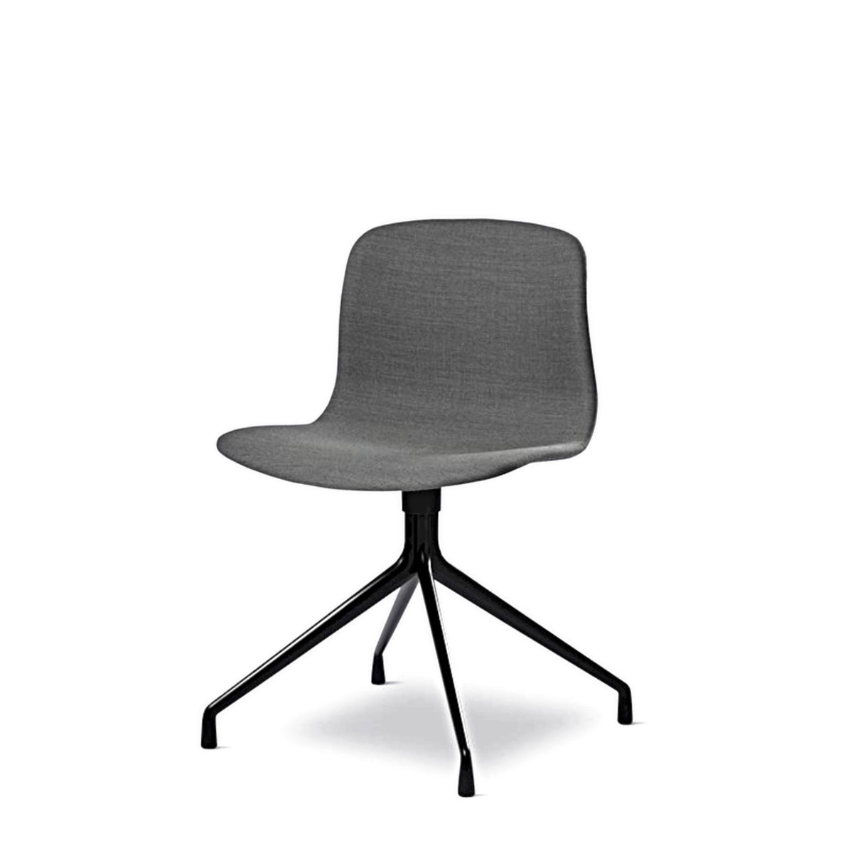 HAY About A Chair AAC11 Grey Steelcut Trio 0153 Chair with Black Powder Coated Base