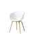 HAY About A Chair AAC22 White with Matt Lacquered Oak Legs