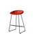 HAY About A Stool AAS38 Warm Red with Black Powder Coated Solid Steel Base