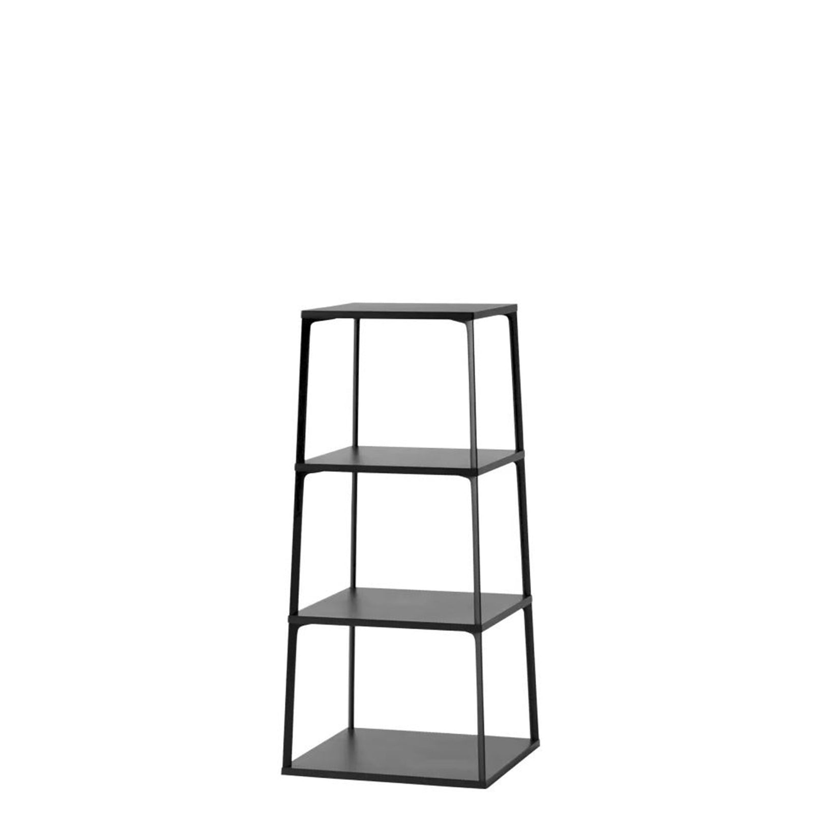 HAY Ink Black Office Eiffel Shelf with 4 Layers