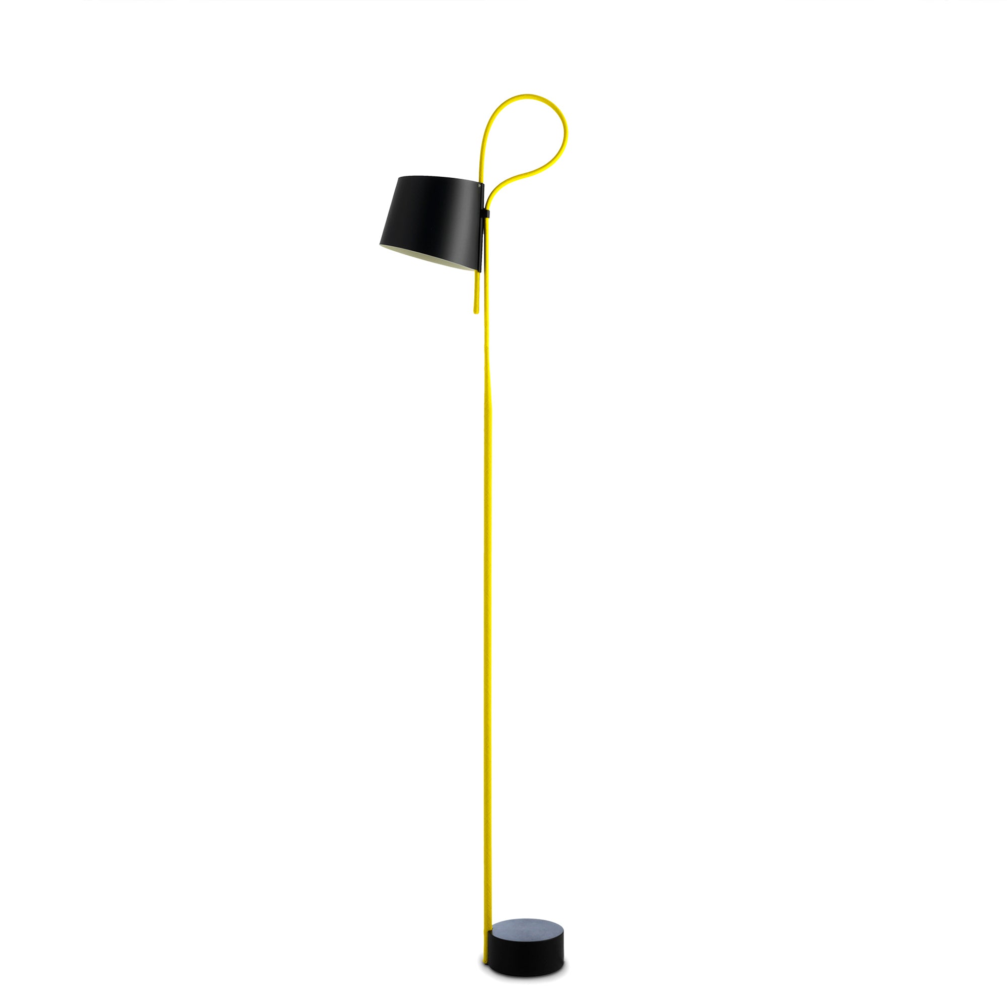 HAY Office Yellow Rope Trick Floor Lamp
