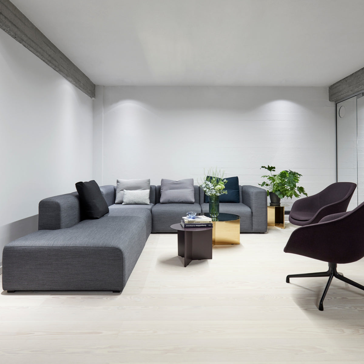 HAY Office Mags Fabric Corner Sofa Seating