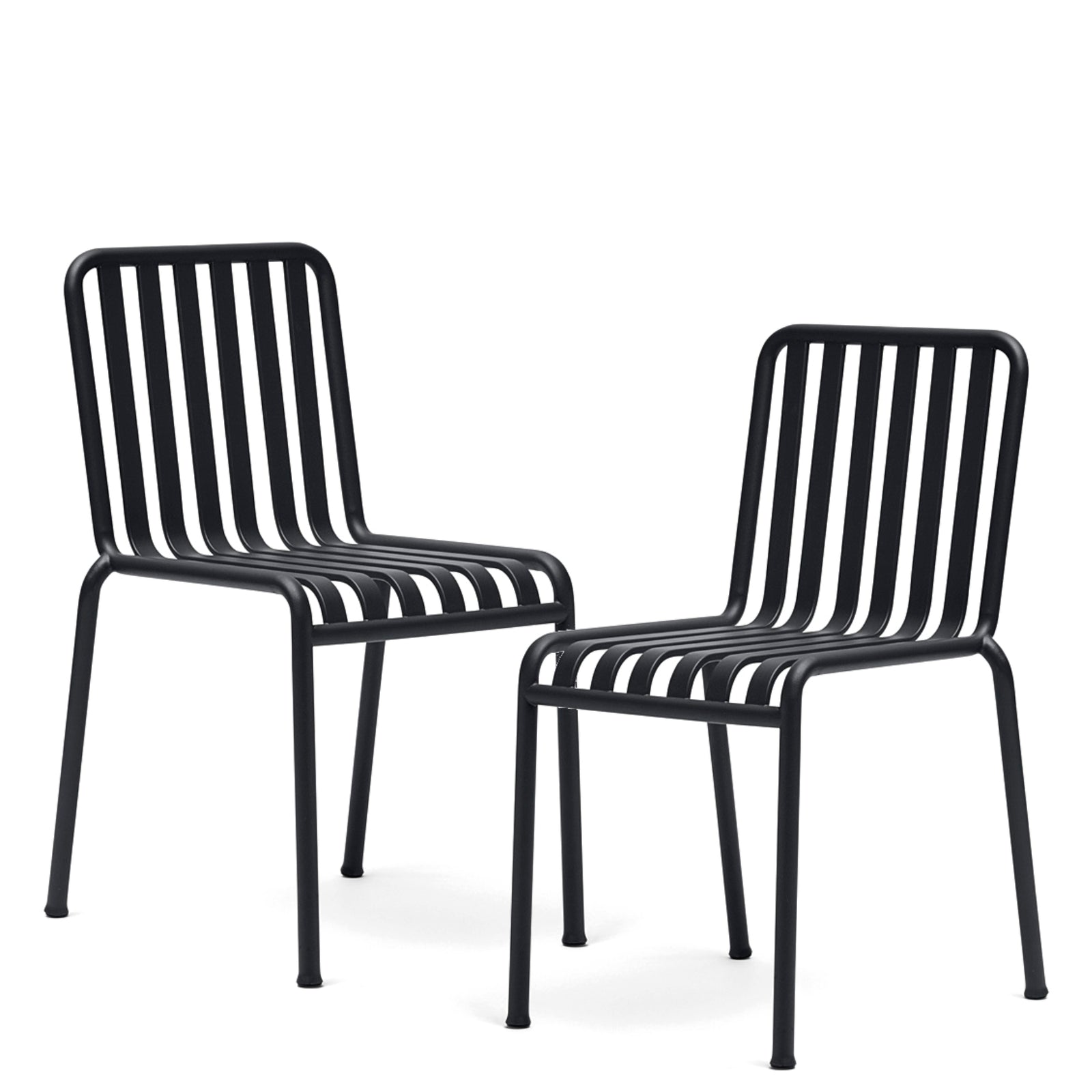 HAY Office Pair of Palissade Chairs Anthracite 