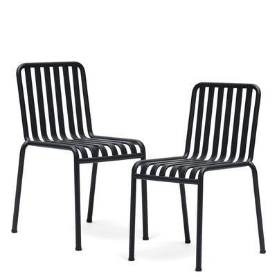 HAY Office Pair of Palissade Chairs Anthracite