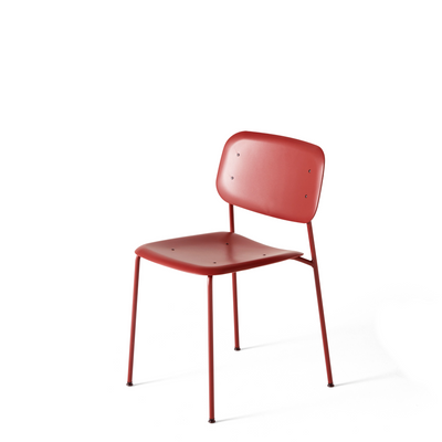 HAY Pair of Soft Edge P10 Stackable Chairs Fall Red