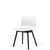 HAY About A Chair AAC12 White Chair with Black Stained Solid Oak Frame