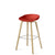 HAY About A Stool AAS32 850mm Warm Red Matt Lacquered Oak Base