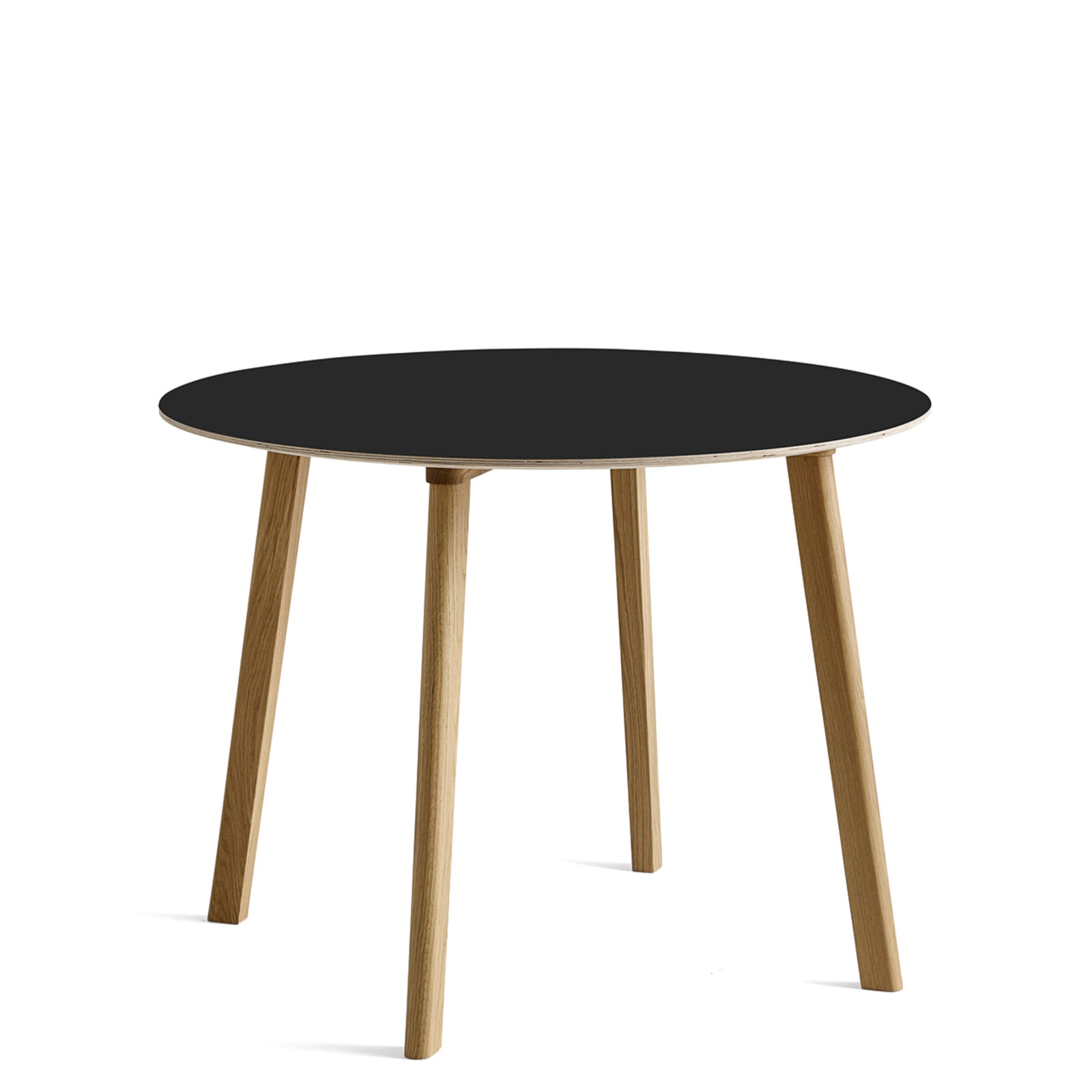 HAY Deux 220 Cafe Table Ink Black 