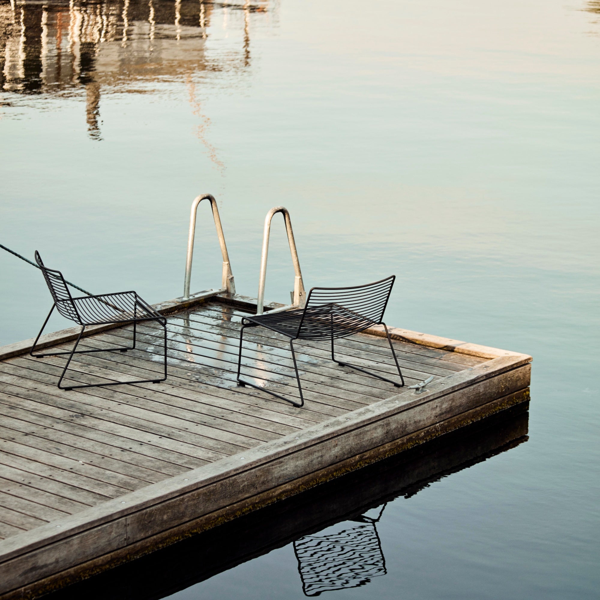 HAY Pair of Hee Lounge Chairs Office Seating