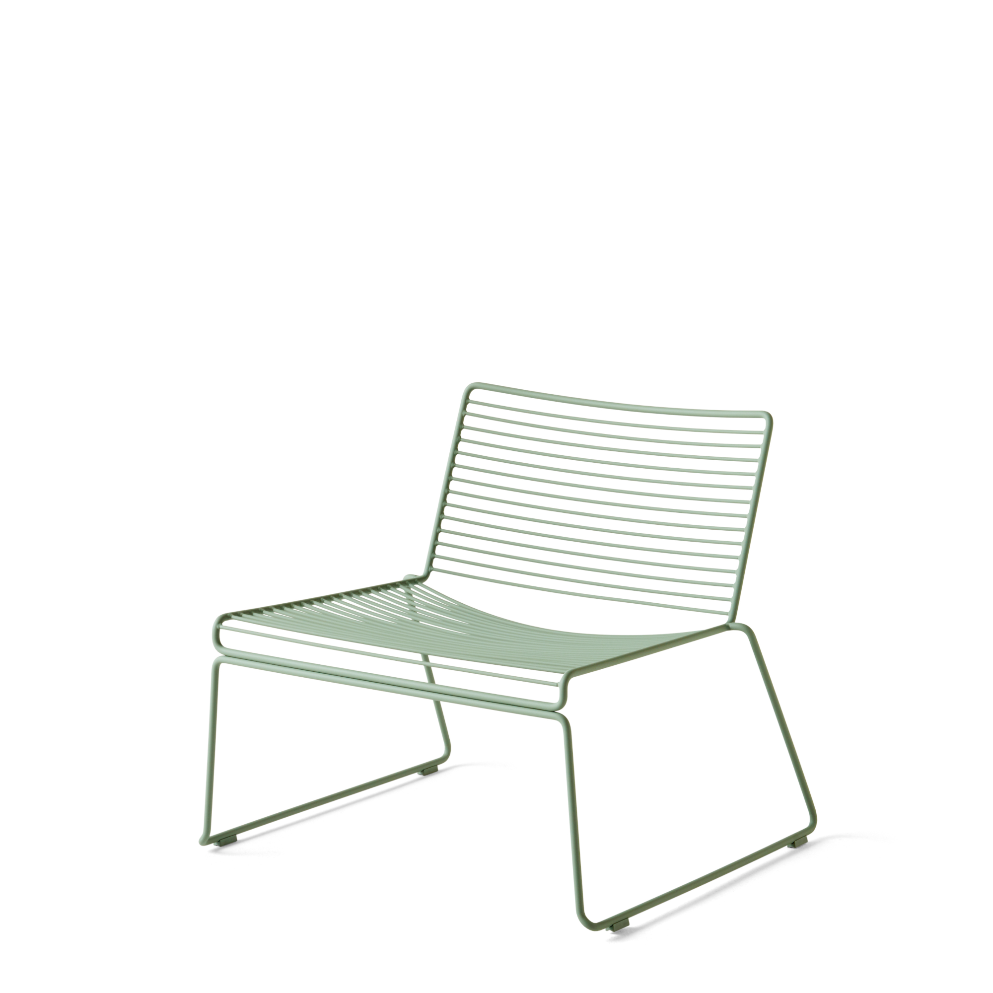 HAY Pair of Hee Lounge Chairs Fall Green Hee Office