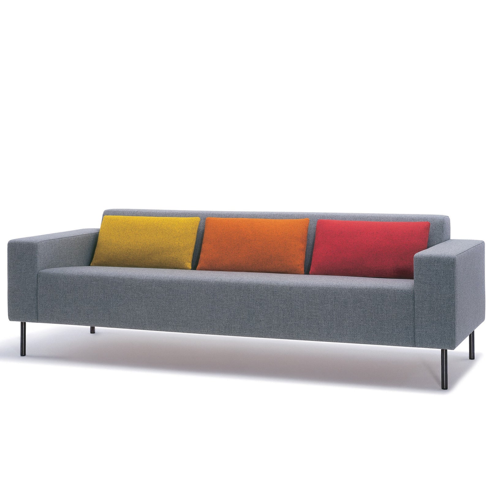 Hitch Mylius 8 Origin Three Seat Sofa Black Legs