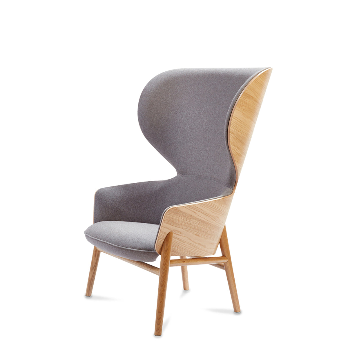 Connection Office Hygge High Back Oak Chair