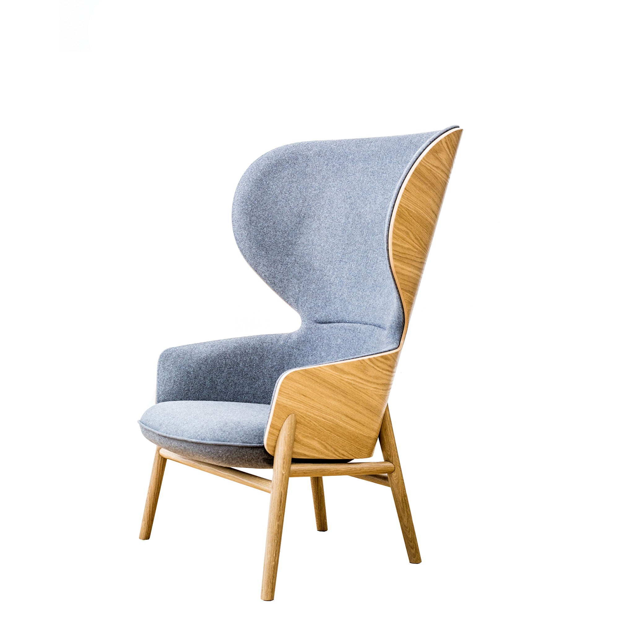 Connection Office Hygge High Back Oak Chair  