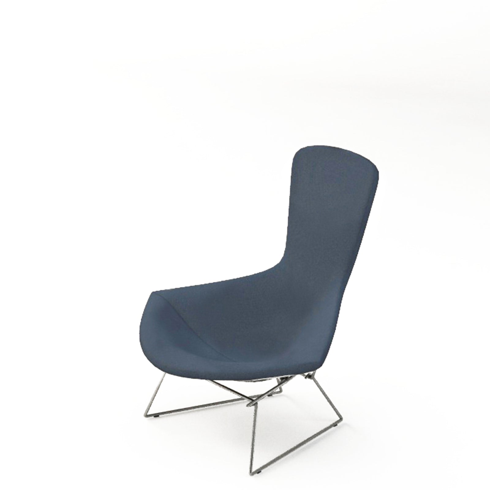 Knoll Bertoia Bird Lounge Chair Battleship Blue 764 