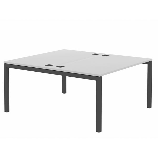 Matrix Desk, Dual Back to Back - Black Frame - Ewop