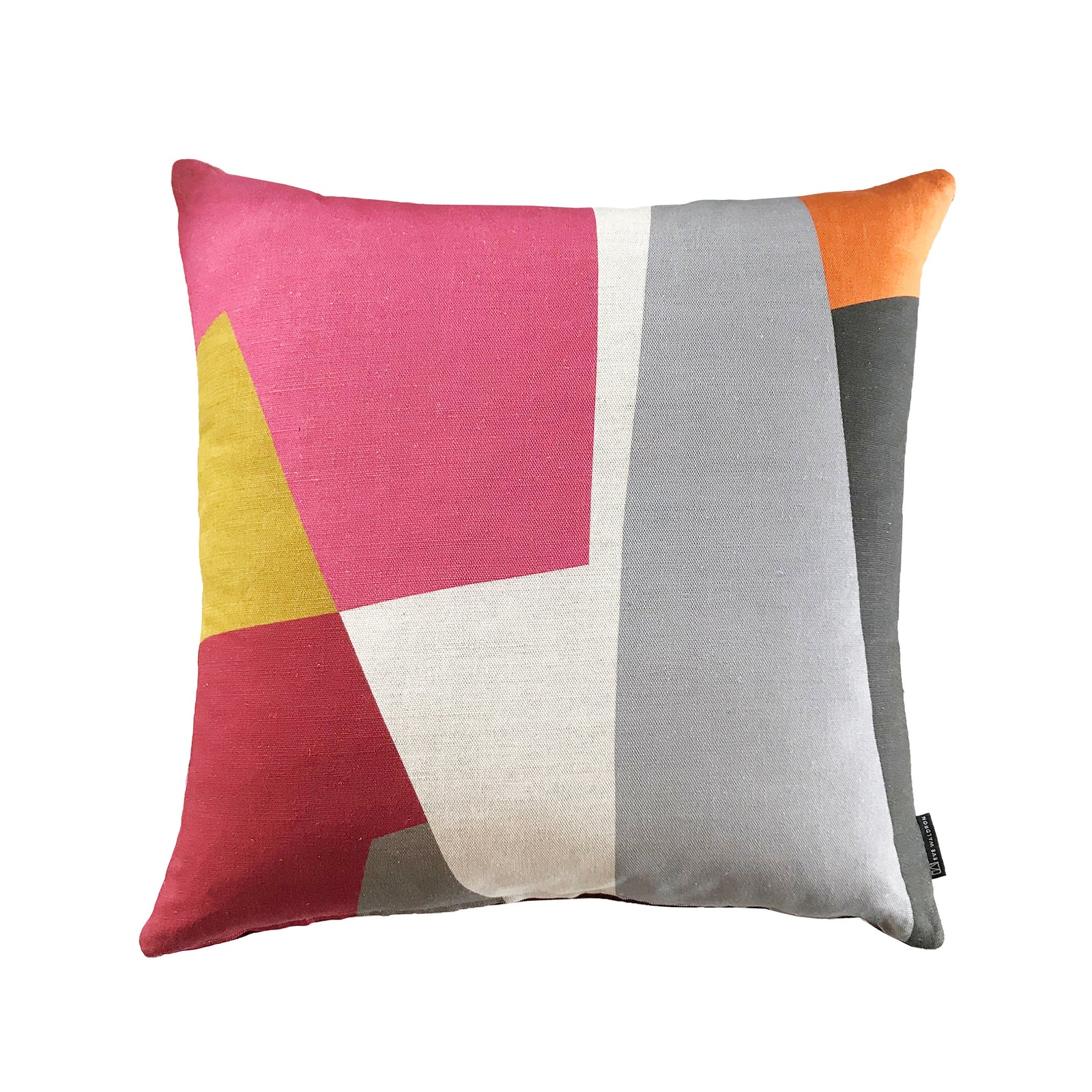 Eve Waldron Design Office Cushion Red Windows 500 x 500mm