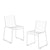 HAY - Hee Dining Chair - Pair - Pair of White Chairs
