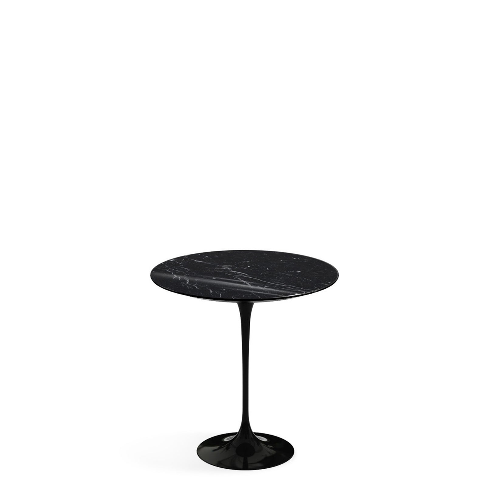 Knoll Saarinen Tulip Nero Maquina Marble Side Table