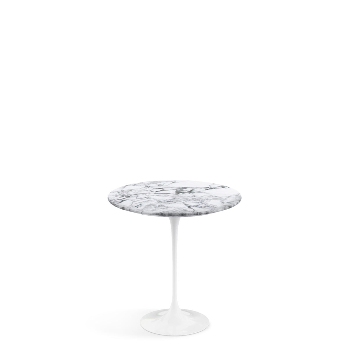 Knoll Saarinen Tulip Arabescato Marble Side Table