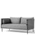 HAY Office Silhouette Sofa 2 Seater - Steel Leg Olavi