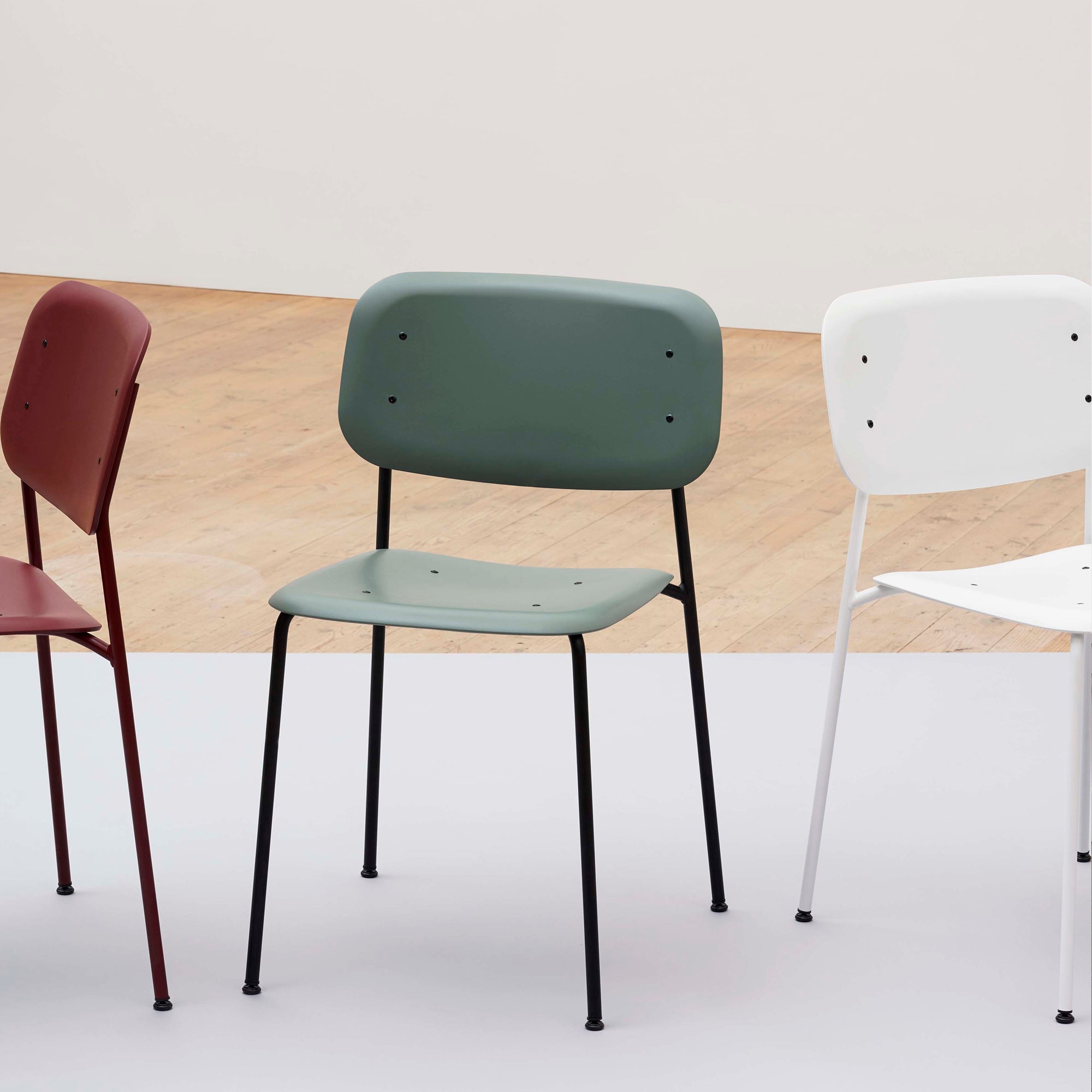 HAY Soft Edge P10 Stackable Chair Eight Colour Options Ewop