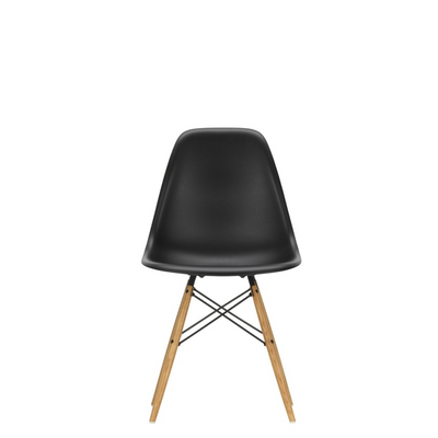 Vitra Eames DSW Plastic Side Chair Deep Black 12