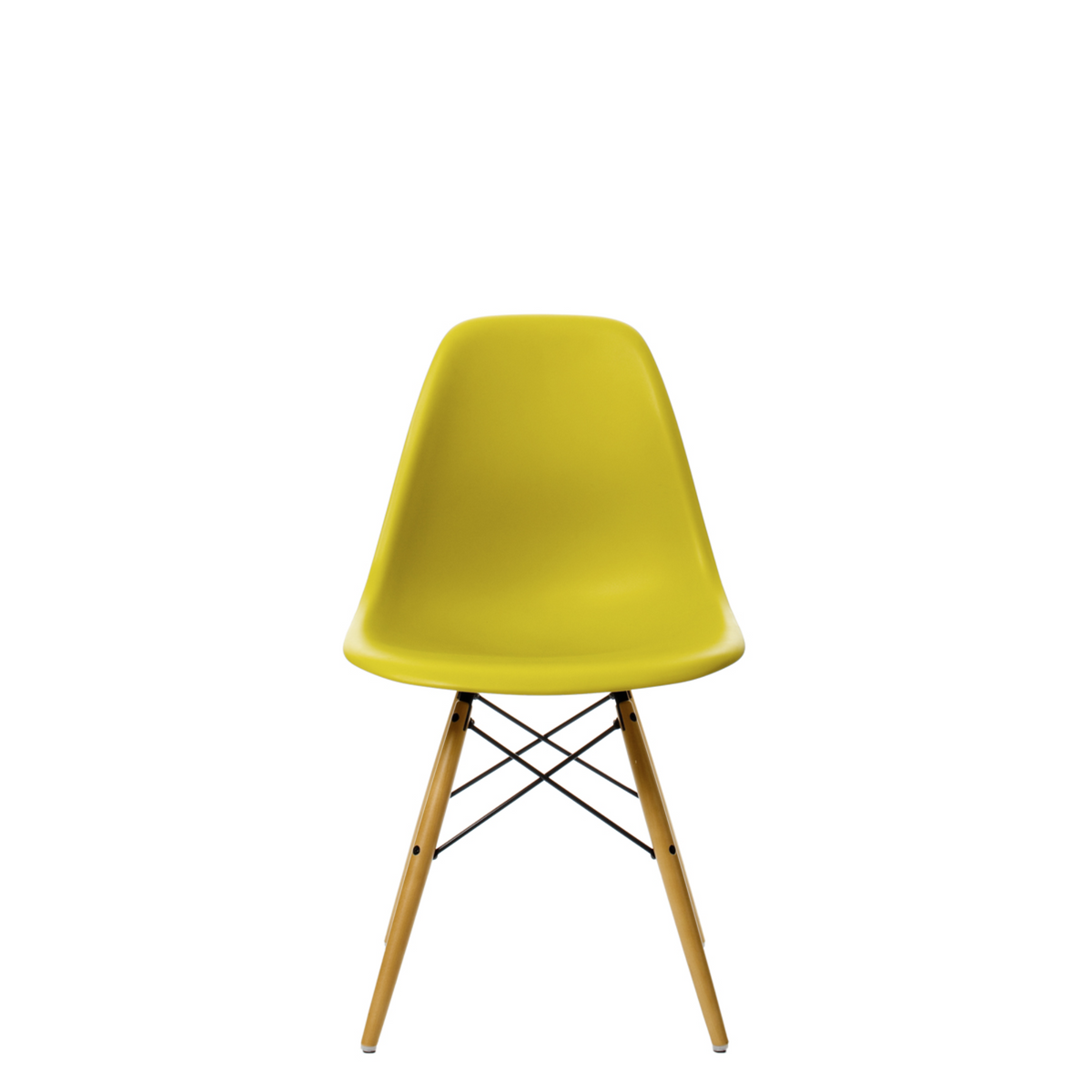 Vitra Eames DSW Plastic Side Chair Mustard 34