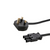 Elite Black Office Wieland Mains Cable