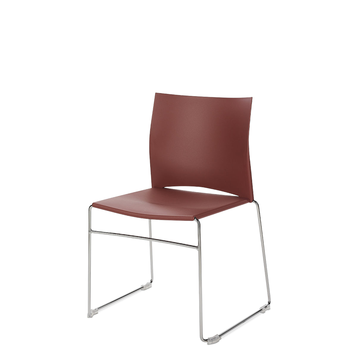 Connection Office Masala Red Xpresso Stackable Chairs - Set of Four