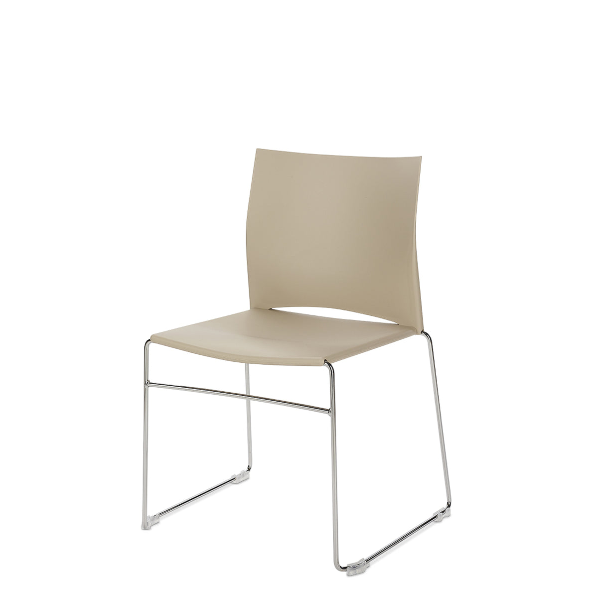 Connection Office Sandstone Xpresso Stackable Chairs - Set of Four